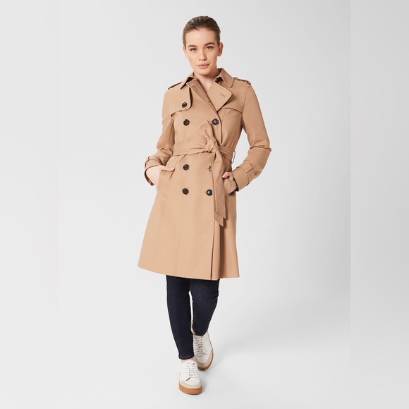 Hobbs trench coat US size 2 - Picture 2 of 12